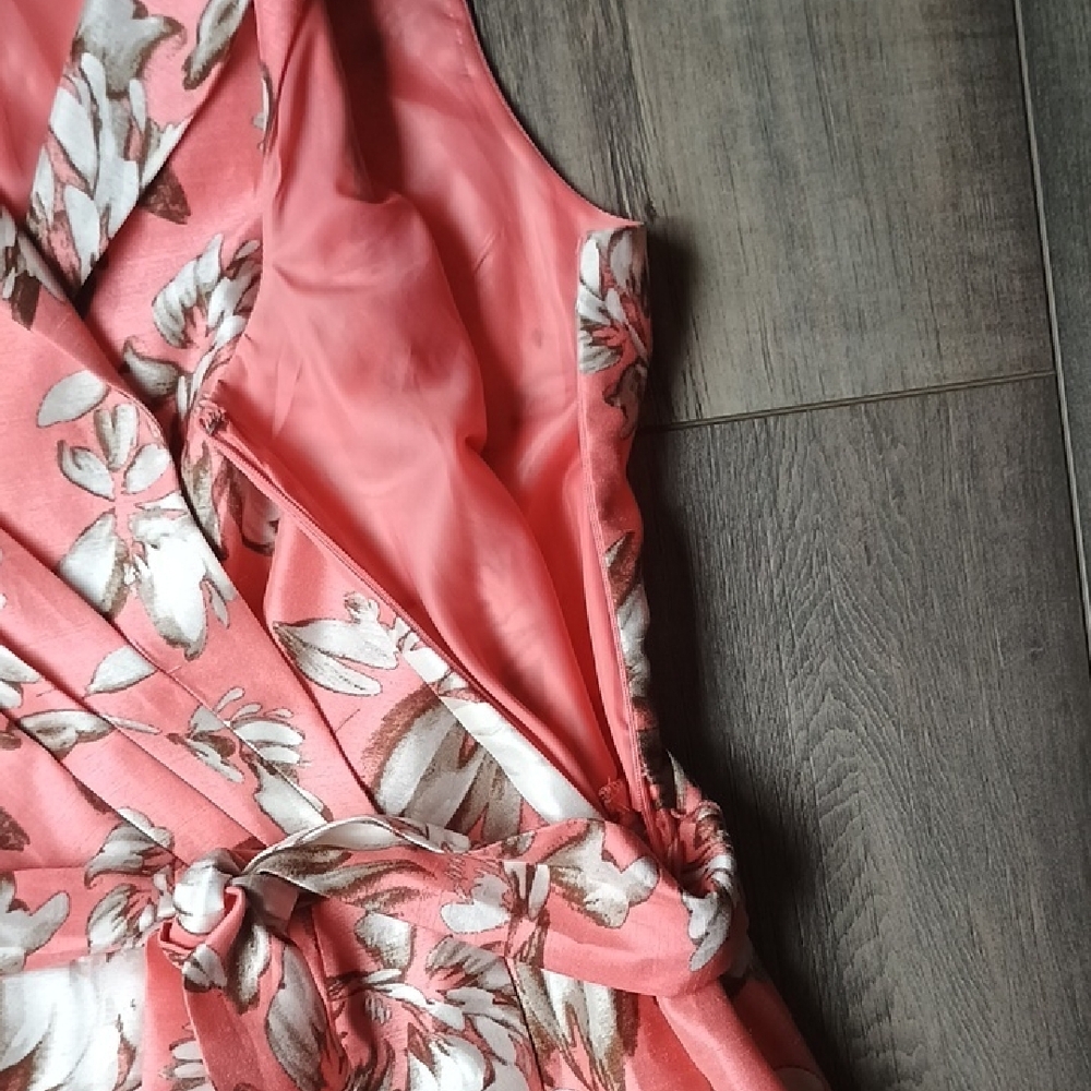 Jessica Howard Pink Floral Sleeveless Dress - Picture 5 of 9